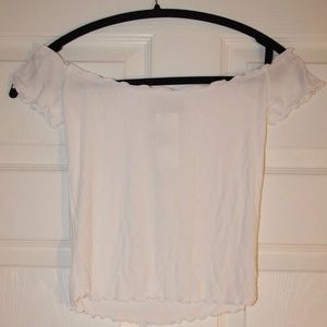 NWT Brandy Melville Off Shoulder Crop Top